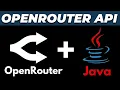 How to use OpenRouter API with Java Tutorial