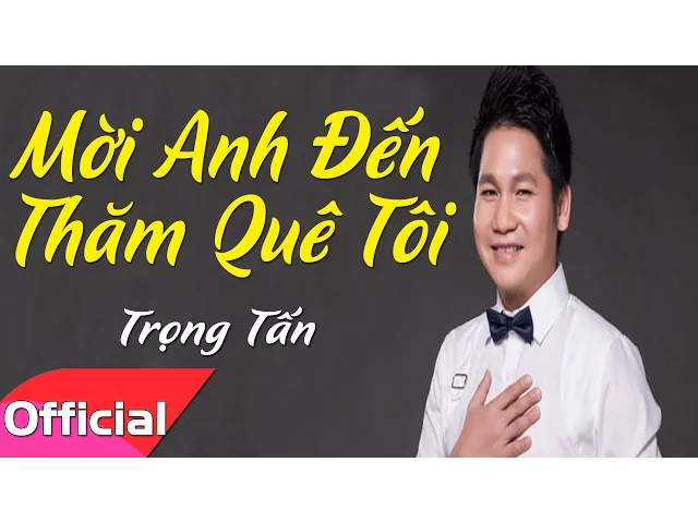 Mời Anh Đến Thăm Quê Tôi - Trọng Tấn [Karaoke MV HĐ]