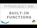 Python built-ins Built-in functions