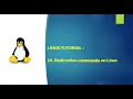 Linux Tutorial - 24 Redirection commands operators on Linux