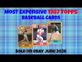 1987 Topps Most Expensive eBay Sales Baseball Cards June 2026