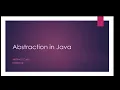 Abstraction In Java Abstract Class Interface With Example