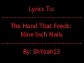 The Hand That Feeds - Nine Inch Nails Lyrics