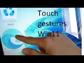 All touchscreen gestures in Windows 11 explained
