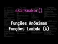 O que sao Funcoes Anonimas ou Funcoes Lambda Programando em Minutos