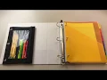 Stay Organized with a Good Binder Setup