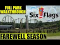 Six Flags America Full Park Walk Through 2025