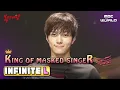 C C L sings in a clear voice in masked singer