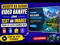 Image Slider HTML CSS JS Tutorial website clone part - 4