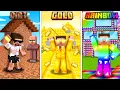 Download Lagu UpGrading My House from Dirt to Rainbow in Minecraft..