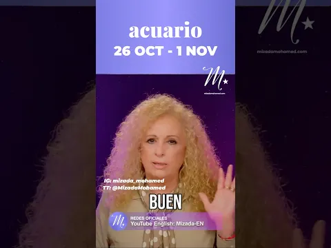 ♒️ Acuario - Semana del 25 de octubre al 1ro de noviembre