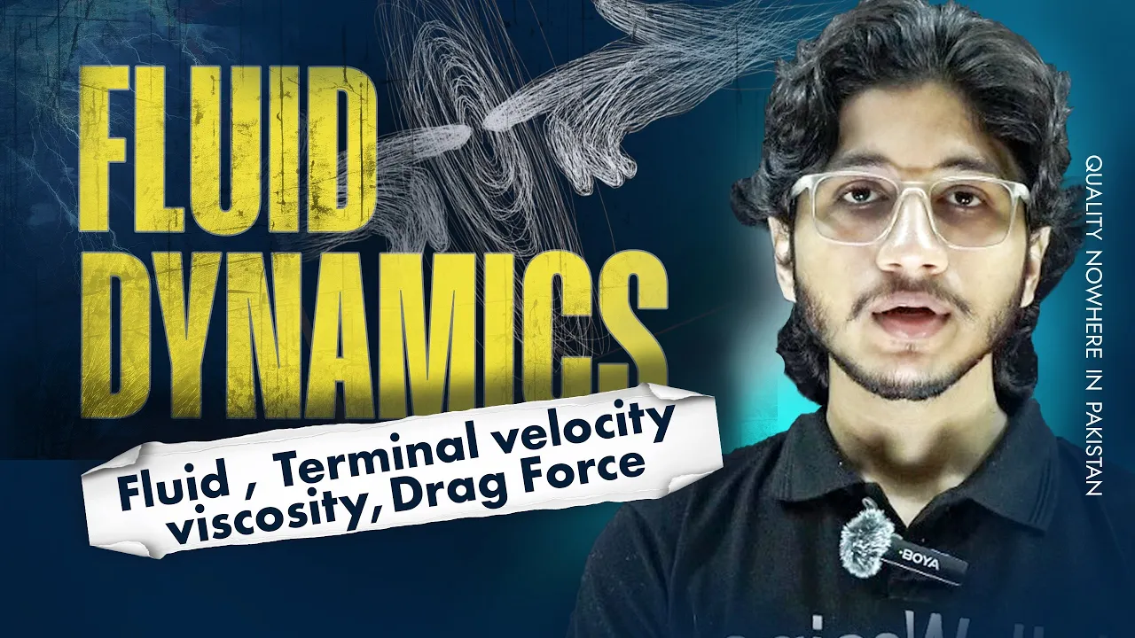 Fluid Dynamics MDCAT New Topic Part 1 | Logics Wallah