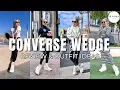 NEW Converse Chuck 70 De Luxe Wedge Sneakers Review Try on How to Style