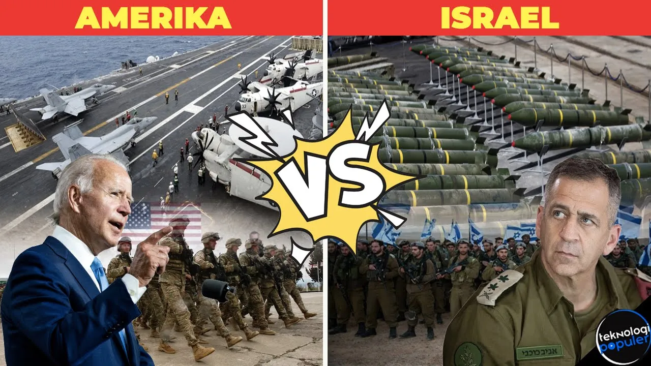 BAGAI BUMI DAN LANGIT! Lihatlah Perbandingan Kekuatan Militer Israel vs Amerika Saat ini