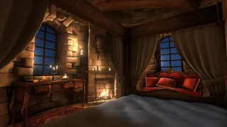 Rain Thunderstorm Fireplace Sounds For 12 Hours In This Cozy Place Sleep Study Meditation 