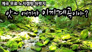 숨은 계곡 무료 노지캠핑 차박지 이끼계곡 알려지지않은 무료캠핑 무료차박지 캠핑 차박 평창 노지캠핑 차박 썸네일