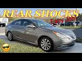 HYUNDAI SONATA REAR SHOCK REPLACEMENT - How To Remove and Install Shocks on a Hyundai Sonata Easy