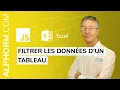 Comment filtrer les donnees d un tableau sous Javascript et Excel