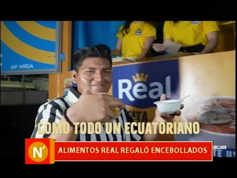 Alimentos Real regaló en encebollados