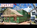Download Lagu 35 TON CRANE Shows Up and Things Get Crazy!! - DIY Dream Home Ep. 21