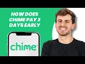 How Does Chime Pay 2 Days Early