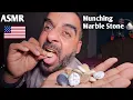 Lagu ASMR - Munching Marble Stone 🪨 ( Extremely Crunchy Tingly sounds)