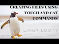 Linux Command Line Basics Creating Files Using Touch and Cat Commands