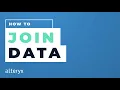 How to Join Multiple Tables Data Sources No JS or SQL Needed