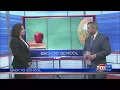 In the studio with Cranston Superintendent Jeannine Nota-Masse