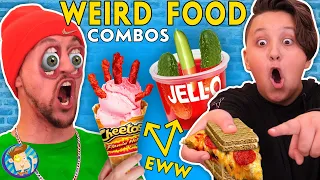 Download EATING WEIRD FOOD COMBINATIONS ~ What Taste Good/Bad (FV FAMILY x INSTAGRAM FANS) MP3