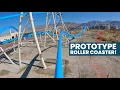 Lagu RailRyder Front Row POV | NEW Single Rail Prototype Coaster at S\u0026S Worldwide HQ In Logan, Utah!