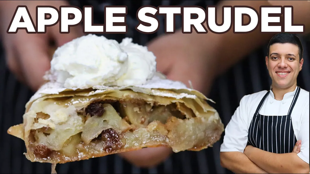Easy Apple Strudel with Phyllo Dough   Perfect Fall Dessert 2022 by Lounging with Lenny