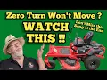 Mower Won t Drive Check This FIRST Craftsman Hydro Belt Fix