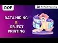 Data Hiding Object Printing OOPS Python Programming Perfect eLearning