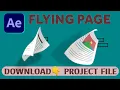 Flying Paper Animation in After Effects Easy Professional Tutorial No Plugins