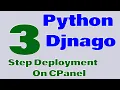 Why not Deploy Django App On CPanel