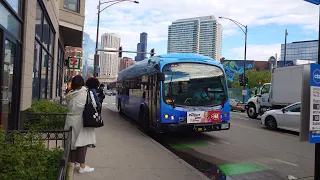 CTA Proterra ZX5 608 On Rt 66 New Flyer D40LF 1393 On Rt 56 Nova Bus LFS 8158 On Rt 8