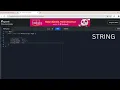 Java Programming Language Project 36 String Created by Trishanth Kumar