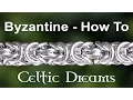How To Make Byzantine Chain Mail Maille Bracelet or Necklace - Best Tutorial in 1080 Macro