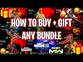 How to BUY GIFT BUNDLES in Warzone MW2