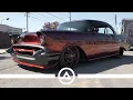 600 hp Supercharged 57 Chevy with an Insane Fade Paint Built to Drive