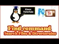 Linux Command Line Tutorial find Command Search Files and Directory in Linux FOTV