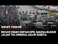 Download Lagu Ricuh! Pendemo Blokir Jalan Tol Dalkot Hingga Jalur Kereta Tanah Abang-Palmerah