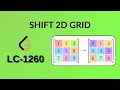Shift 2D Grid Leetcode 1260 Java Hindi