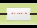 Binary Arithmetic part 2-Multiplication Division Question KVS NVS Htet DSSSB NTA Net Comp Sc