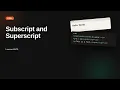 Subscript and Superscript HTML Tutorial for Beginners