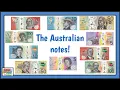 Australian Money The Australian Notes for kids