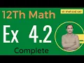 FSC Math Part 2 Chapter 4 Exercise 4 2 Introduction To Analytic Geometry 12Th Class Math