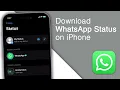 Download Lagu How to Download/Save WhatsApp Status on iPhone! [2023] MP3