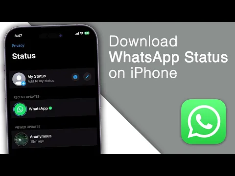 Download MP3 How to Download/Save WhatsApp Status on iPhone! [2023]